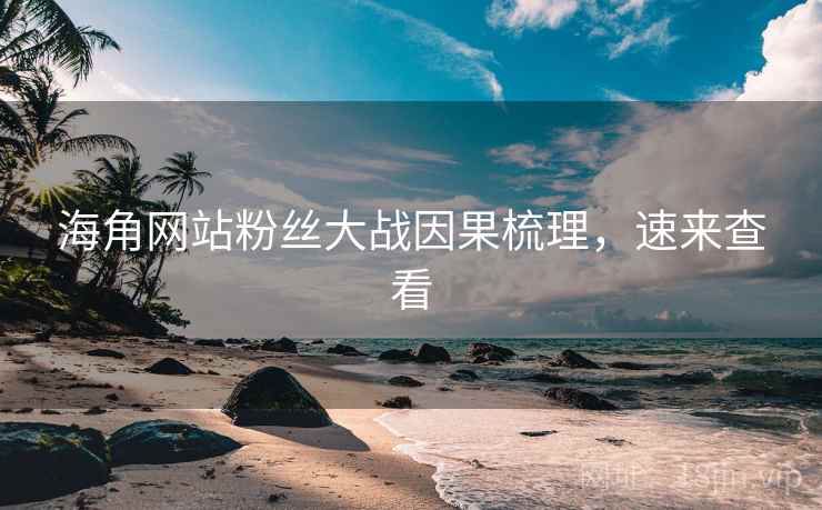 海角网站粉丝大战因果梳理，速来查看