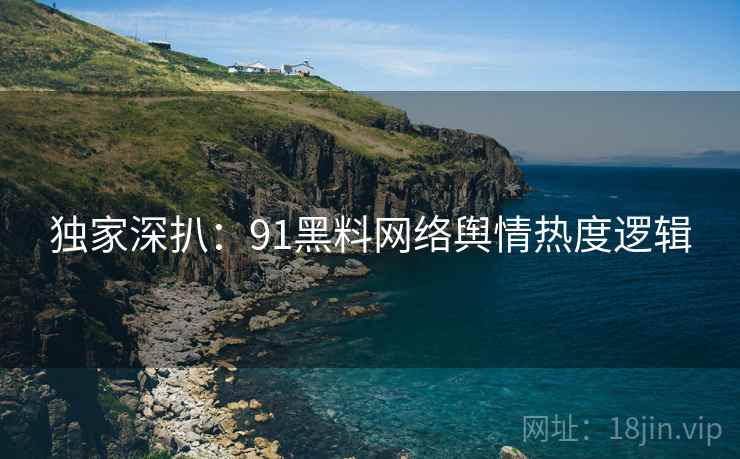 独家深扒：91黑料网络舆情热度逻辑