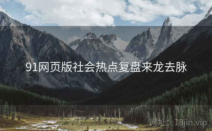 91网页版社会热点复盘来龙去脉